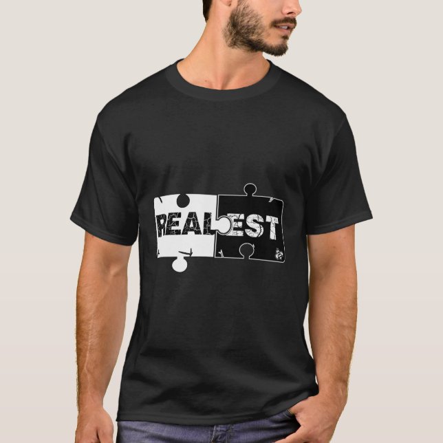 T-shirt Realest, Meilleur devis, Cool, Graphic Premium (Devant)