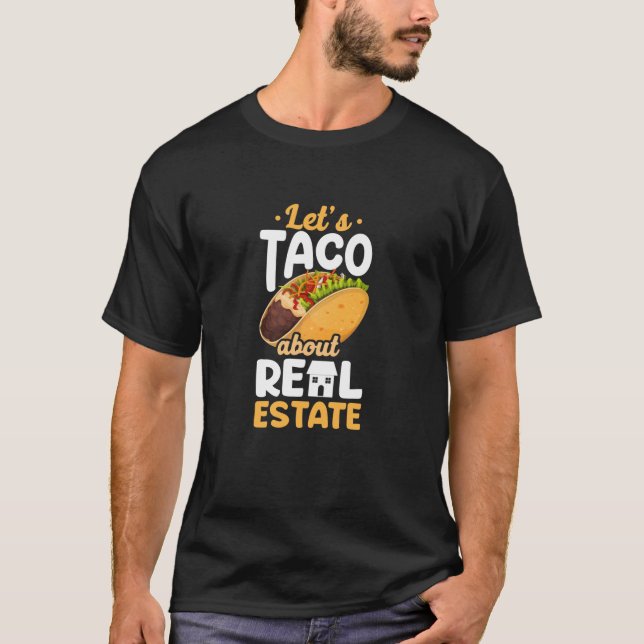 T-shirt Realets Lets Taco Sur Immobilier Long Sleeve T (Devant)