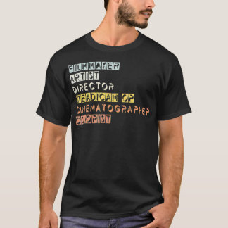 T-shirt Réalisateur cinématographique Steadicam