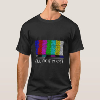 T-shirt Réalisateur Corrigez-le en post-production Cadreur