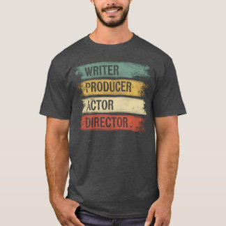 T-shirt Réalisateur Producteur Acteur Réalisateur Cinéaste
