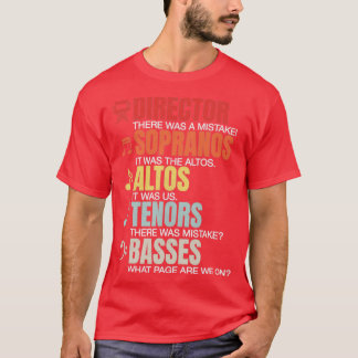 T-shirt Réalisateur Sopranos Altos enors Basses Musicien