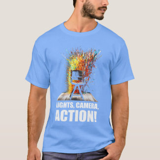 T-shirt Réalisation de film Action Cinéma Directeur de cin