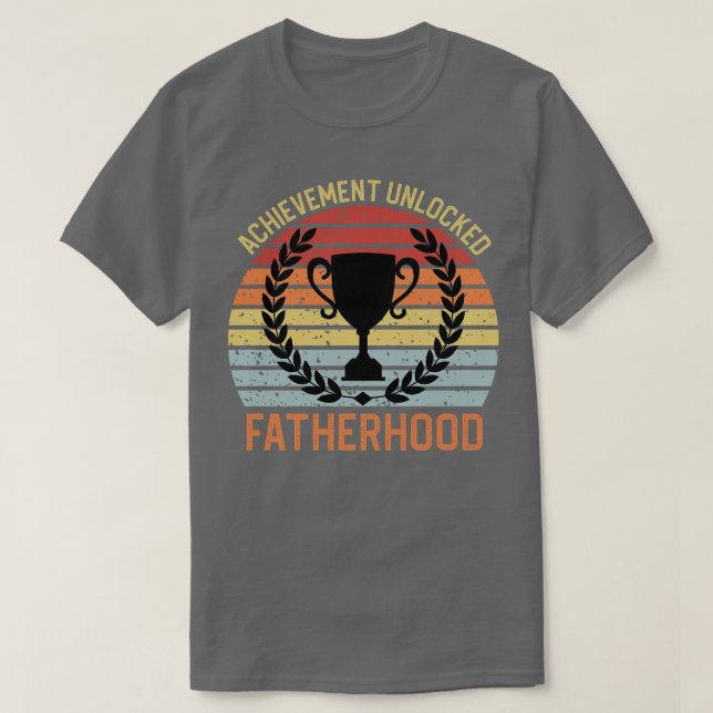 T-shirt Réalisation de la paternité déverrouillée (Design devant)