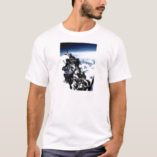 T-shirt Réalisation de l'alpiniste hiver de neige