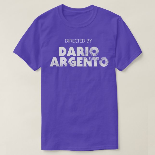 T-shirt Réalisé par Dario Argento (Design devant)