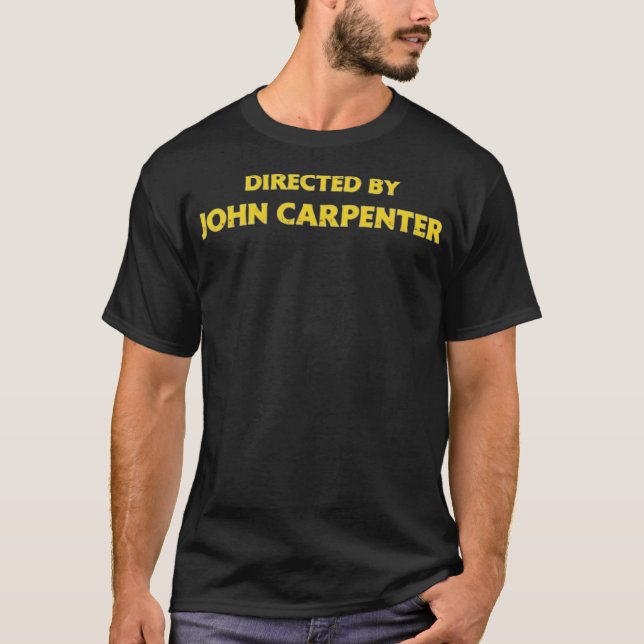 T-shirt Réalisé par John Carpenter (Devant)