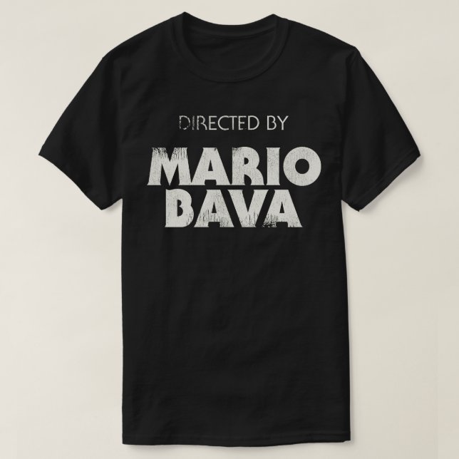 T-shirt Réalisé par Mario Bava (Design devant)