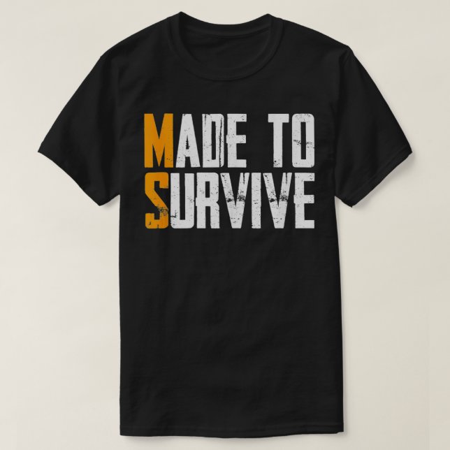 T-shirt Réalisé Pour Survivre À La Sclérose En Plaques Mul (Design devant)