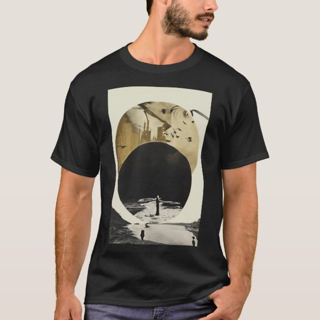 T-shirt Réalisme dystopique : Embrassez l'énigme de Toshik (Devant)