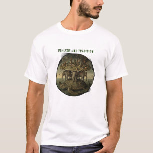 T-shirt Réalisme et Tradition Suréaliste Éléphant Tortue A