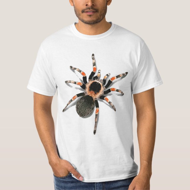 T-shirt Realistic Red Knee Tarantula  (Devant)