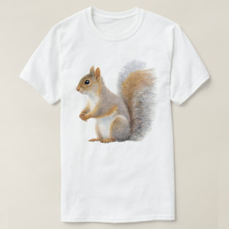 T-shirt Realistic Squirrel Portrait