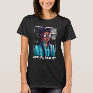 T-shirt Réalité virtuelle Japonaise Samurai Katana Girl Ga