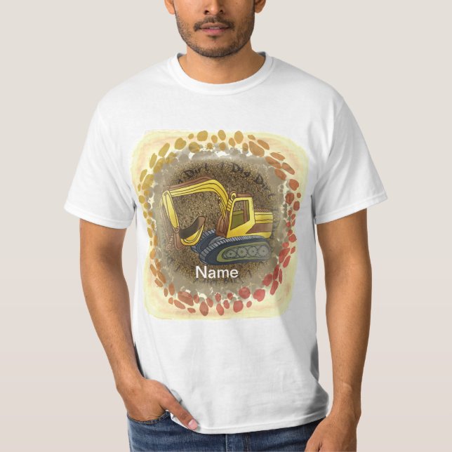 T-shirt Really Dig Dirt Power Shovel  (Devant)