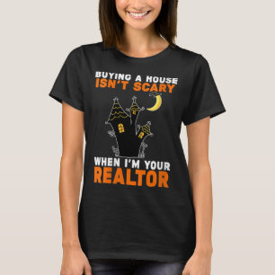 T-shirt Realtor Halloween Agent Immobilier & Broke