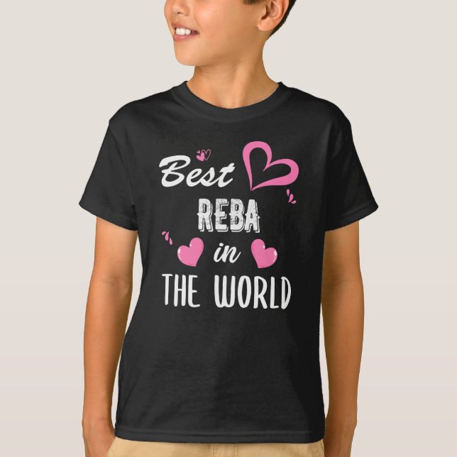 T-shirt Reba Name, Best Reba in the World (Devant)