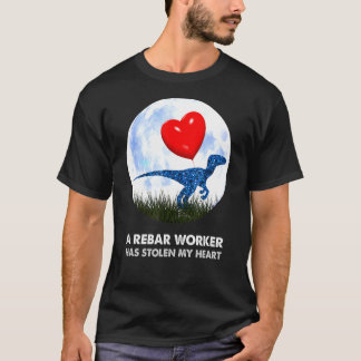 T-shirt Rebar worker t rex Dinosaur humour