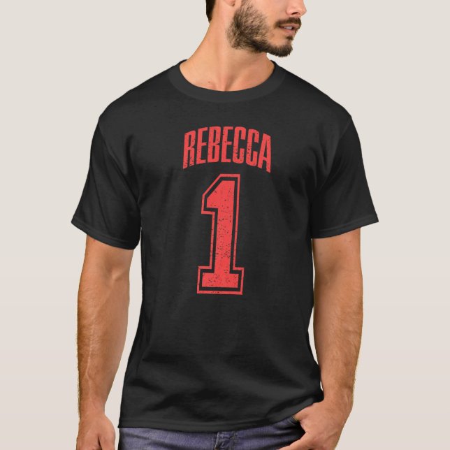 T-shirt Rebecca Supporter Numéro 1 Le plus grand ventilate (Devant)