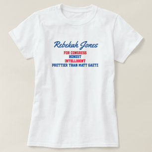 T-shirt Rebekah Jones Pour Le Congrès