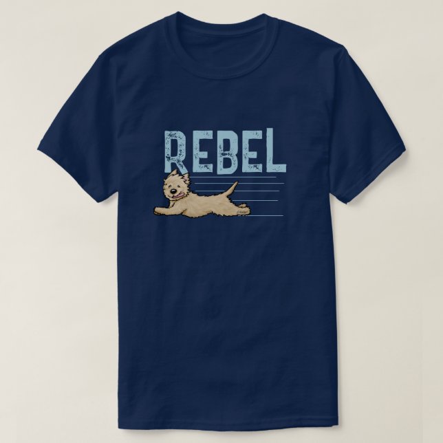 T-shirt Rebel de Cairn Terrier (Design devant)