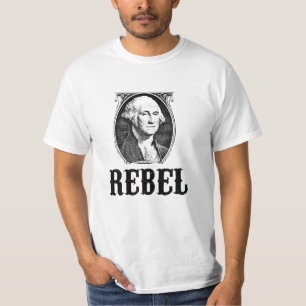 T-SHIRT #REBEL GEORGE WASHINGTON DE #SONSOFLIBERTY