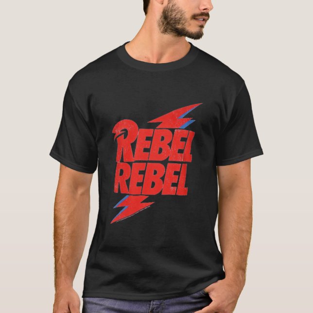 T-shirt Rebel Rebel Bowie Premium (Devant)