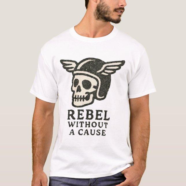 T-shirt Rebel sans crâne de cause (Devant)