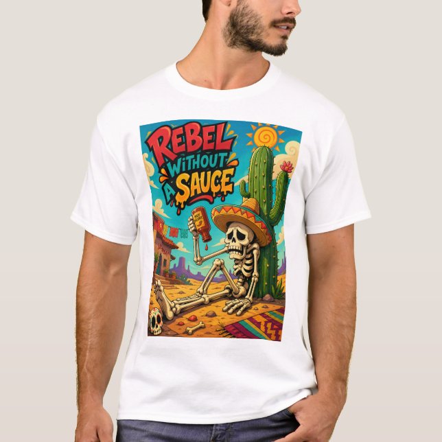 T-shirt Rebel sans sauce (Devant)