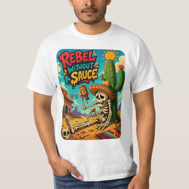 T-shirt Rebel sans sauce (Devant)