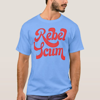 T-shirt REBEL SCUM Retro Cadeau