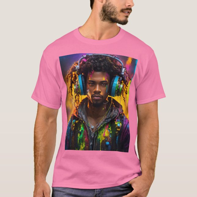 T-shirt "Rebel Sound : The Heartbeat of Rock" (Le battemen (Devant)