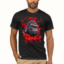 T-Shirt Rébellion78  Graffiti Gorille 