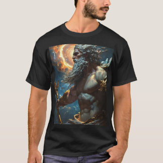 T-shirt Rébellion des dieux : soulèvement cosmique de Zeus