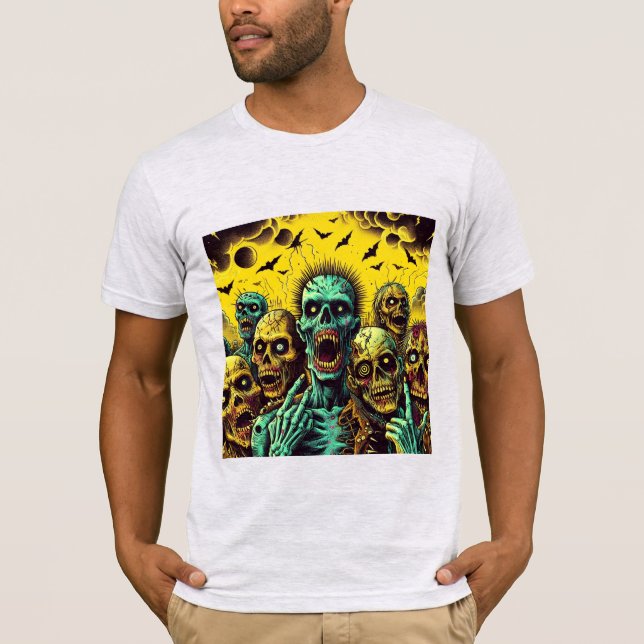 T-shirt Rébellion des zombies : (Devant)