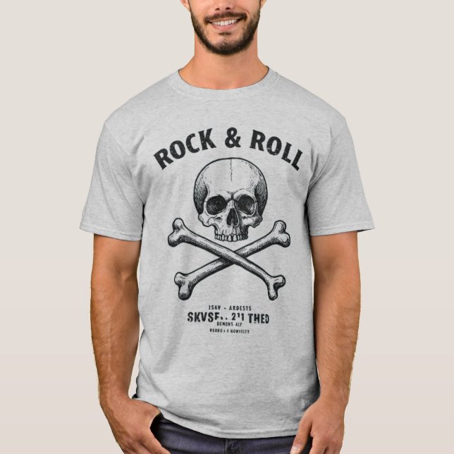 T-shirt Rébellion rock & Roll (Devant)