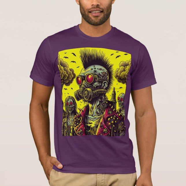 T-shirt Rébellion zombie (Devant)