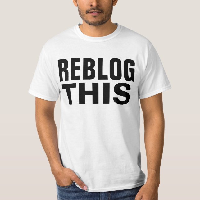 T-shirt reblog ceci (Devant)