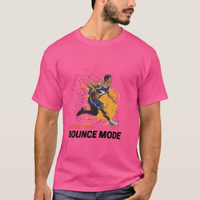 T-Shirt Rebond de Basket (Devant)
