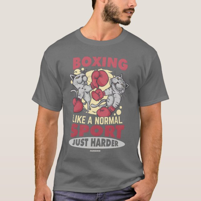 T-shirt Rebondir comme un sport normal juste plus dur garç (Devant)