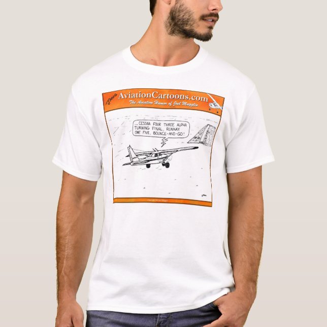 T-shirt Rebondissez et allez (Devant)