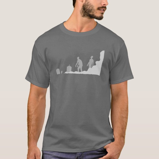 T-shirt Récemment l'Undeceased - gris (Devant)