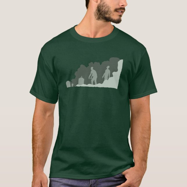 T-shirt Récemment l'Undeceased - vert (Devant)
