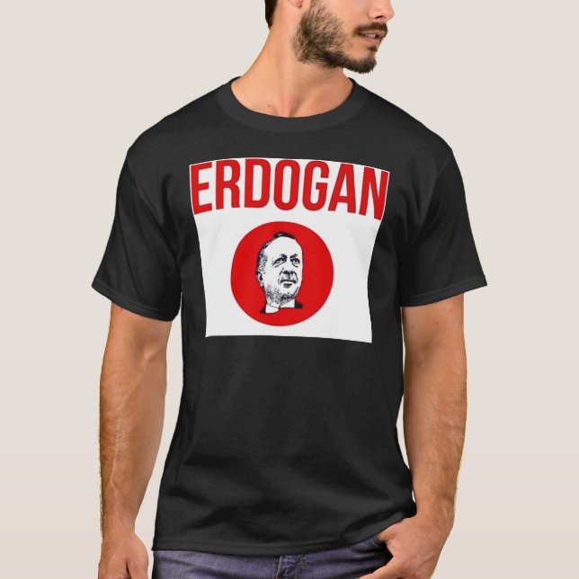 T-shirt Recep Tayyip Erdogan - Türkiye - la Turquie (Devant)