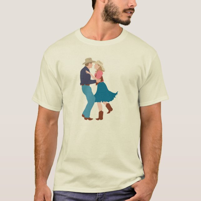 T-shirt Réception De Mariage De L'Ouest décontracté (Devant)