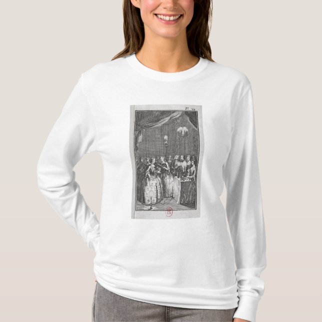 T-shirt Réception des dames à la loge de Mopses (Devant)