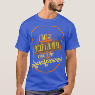 T-shirt Réception réceptionniste