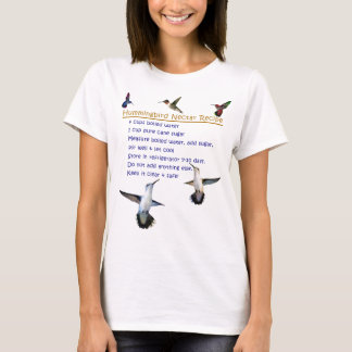 T-shirt Recette de nectar de colibri