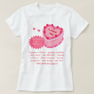 T-shirt Recette drôle pour Romance Livre Ennemis aux amant
