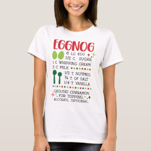 T-shirt Recette Eggnog